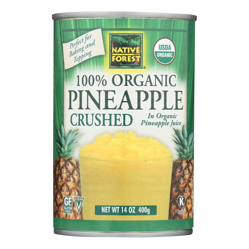 Native Forest Organic Crushed Pineapple, 14 oz (Case of 6)
