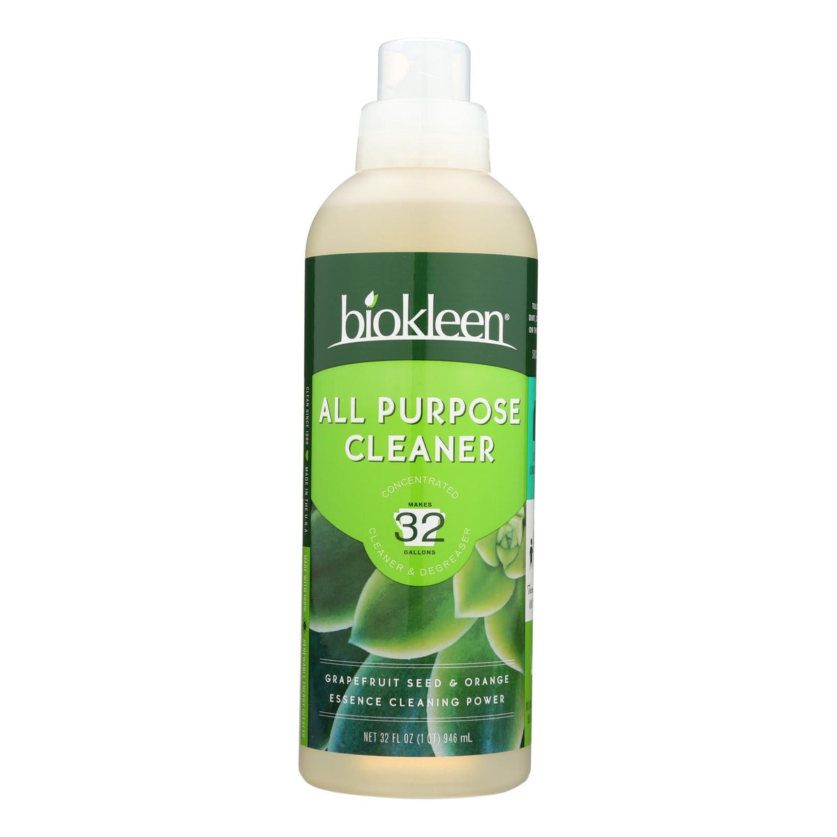 Biokleen All-Purpose Cleaner Concentrate (Pack of 6 - 32 Fl Oz)