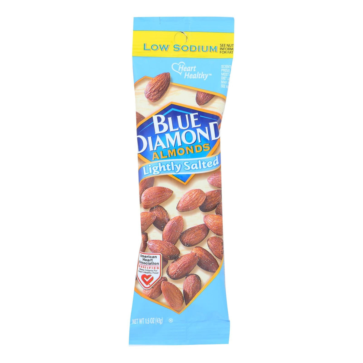Blue Diamond Lightly Salted Almonds, 1.5 oz (Case of 12)