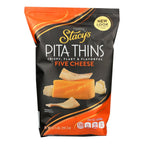 Stacy's 5 Cheese Pita Crisps, 6.75 oz (Case of 8)