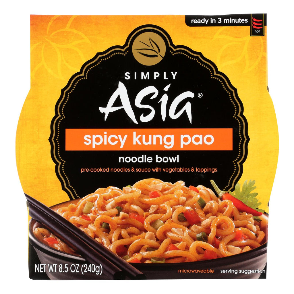 Simply Asia Spicy Kung Pao Noodle Bowl, 8.5 oz (Case of 6)