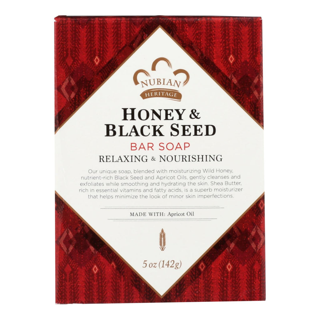 Nubian Heritage Black Seed Bar Soap (Pack of 5 Oz.)