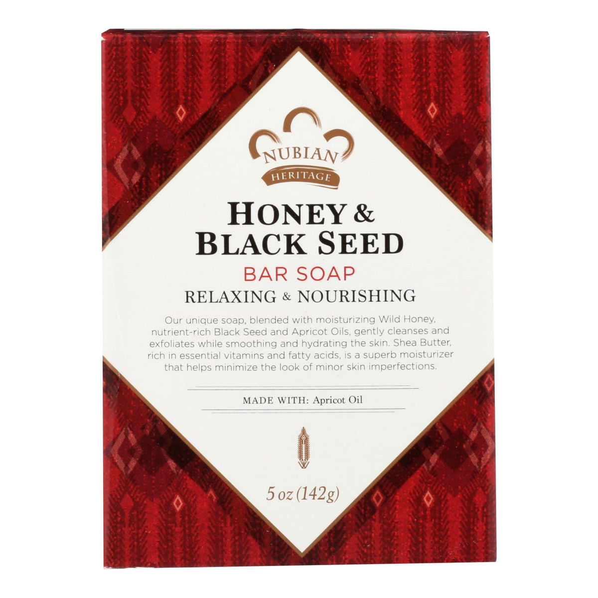 Nubian Heritage Black Seed Bar Soap (Pack of 5 Oz.)