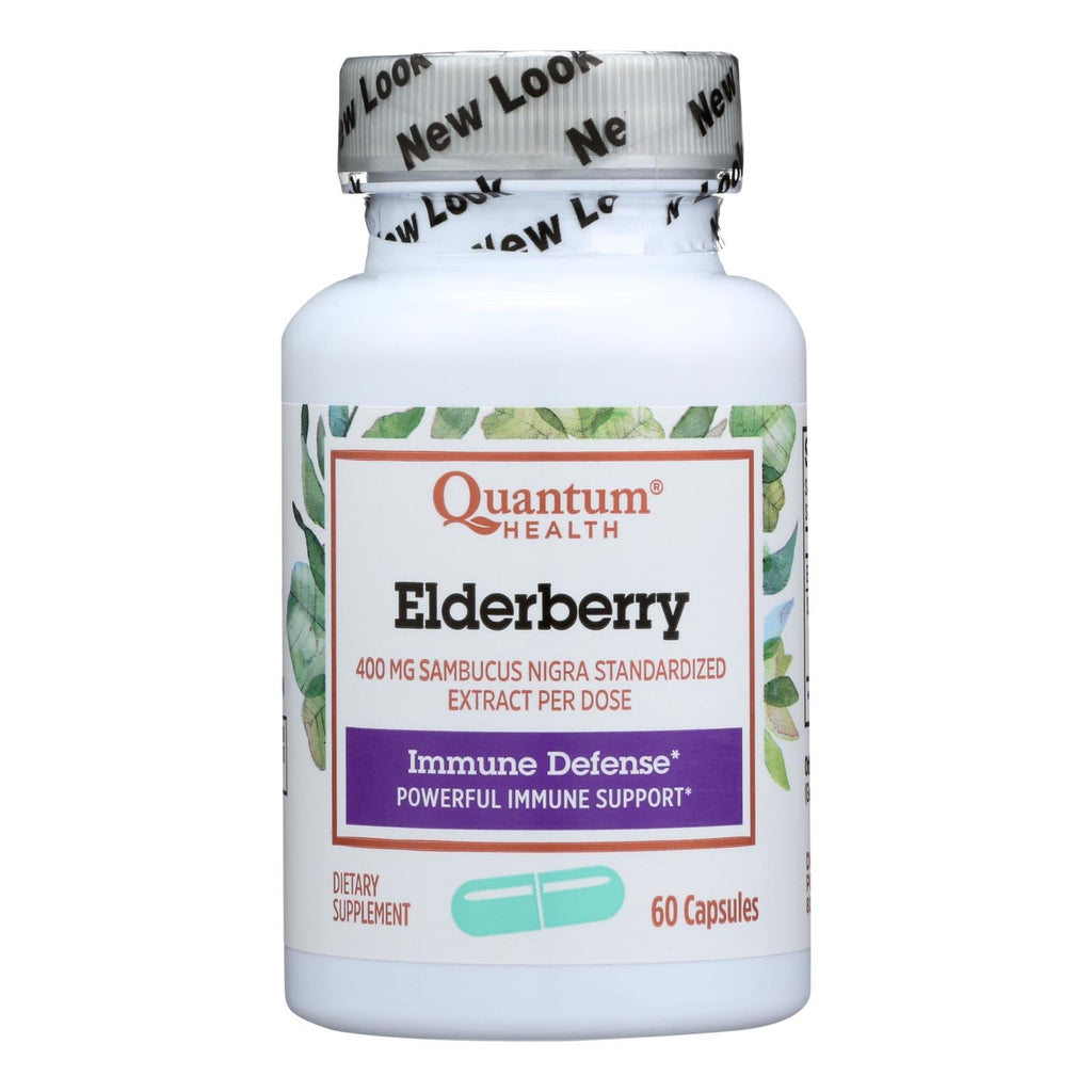 Quantum Health Elderberry Extract, 400 mg, 60 Capsules
