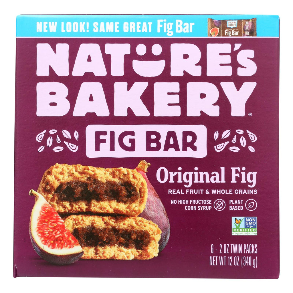 Nature's Bakery Stone-Ground Whole Wheat Fig Bar, Original, 2 oz (Case of 6)