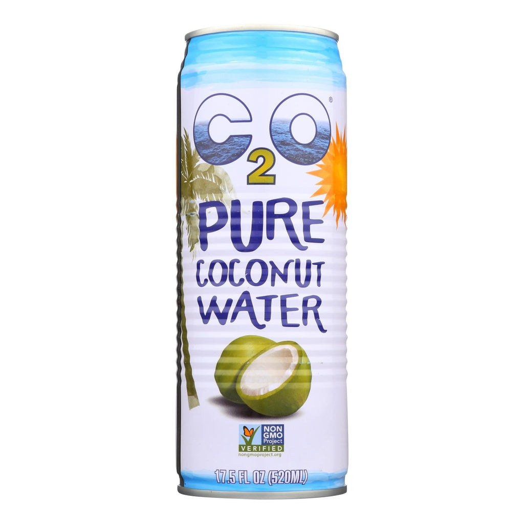 C2O Pure Coconut Water, 17.5 fl oz (Case of 12)