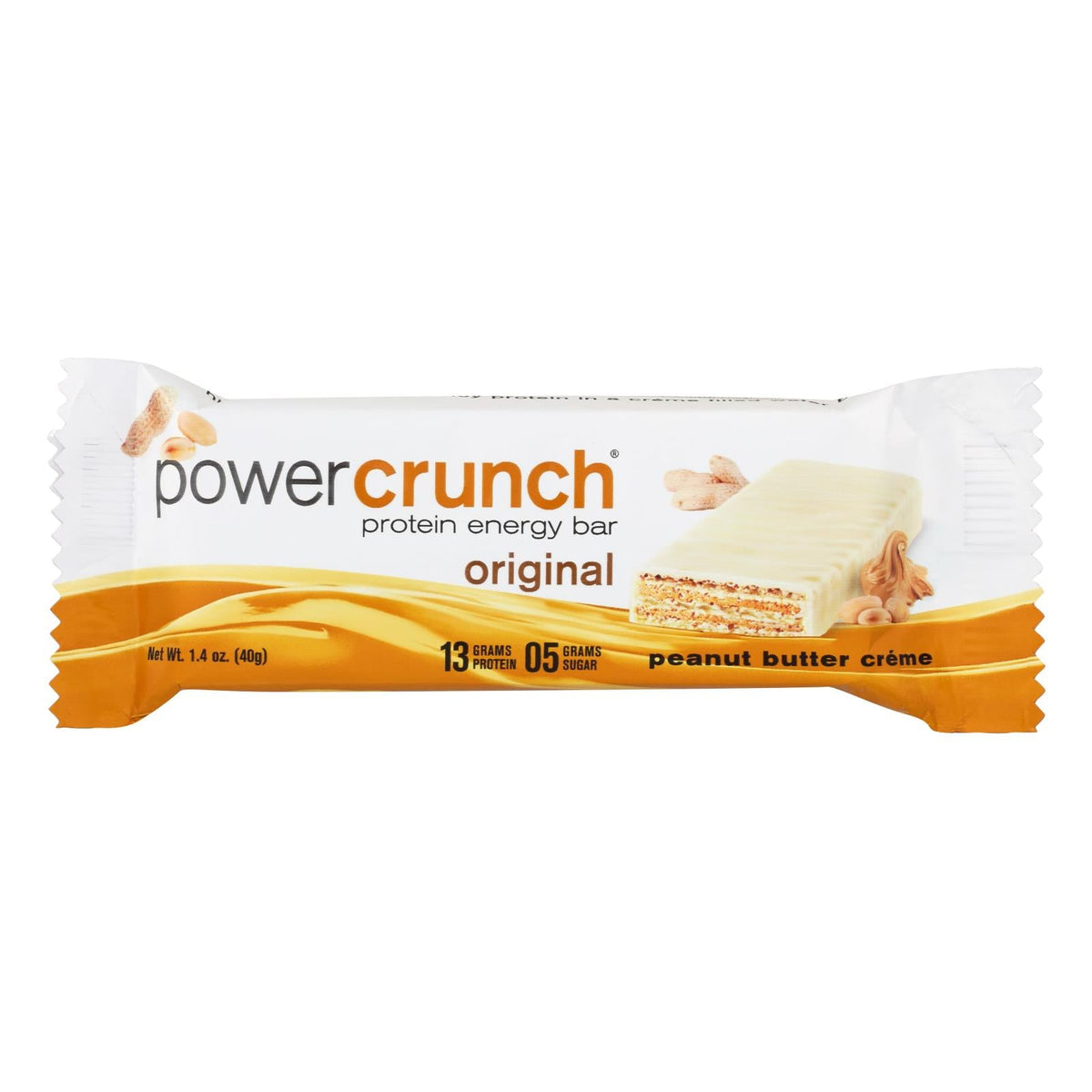 Power Crunch Protein Bar, Peanut Butter Creme, 1.4 oz (Case of 12)