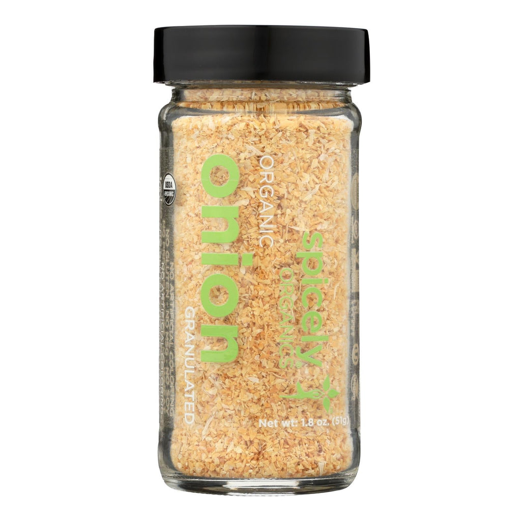 Spicely Organics Organic Onion Granules (Pack of 3) - 1.8 Oz.