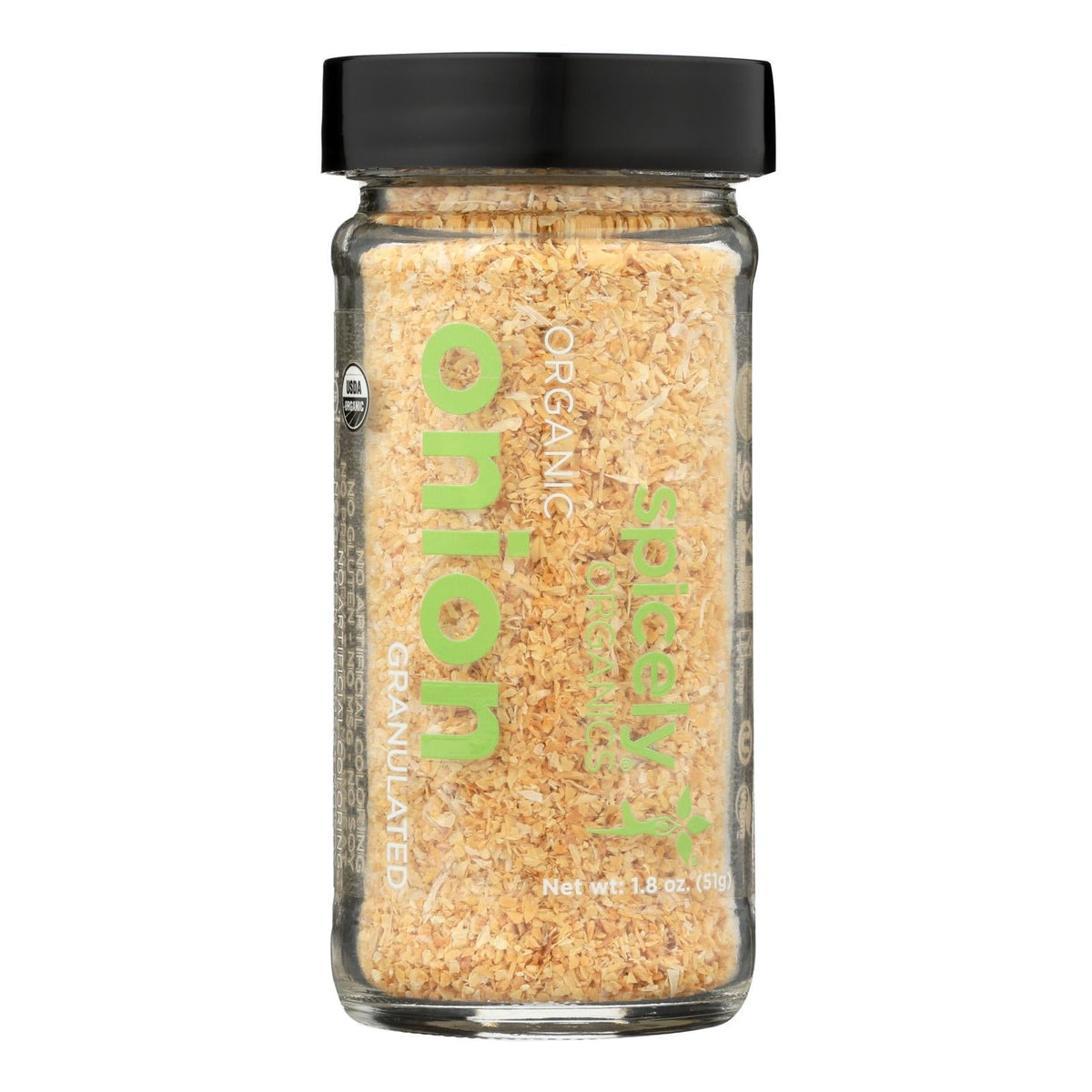 Spicely Organics Organic Onion Granules (Pack of 3) - 1.8 Oz.
