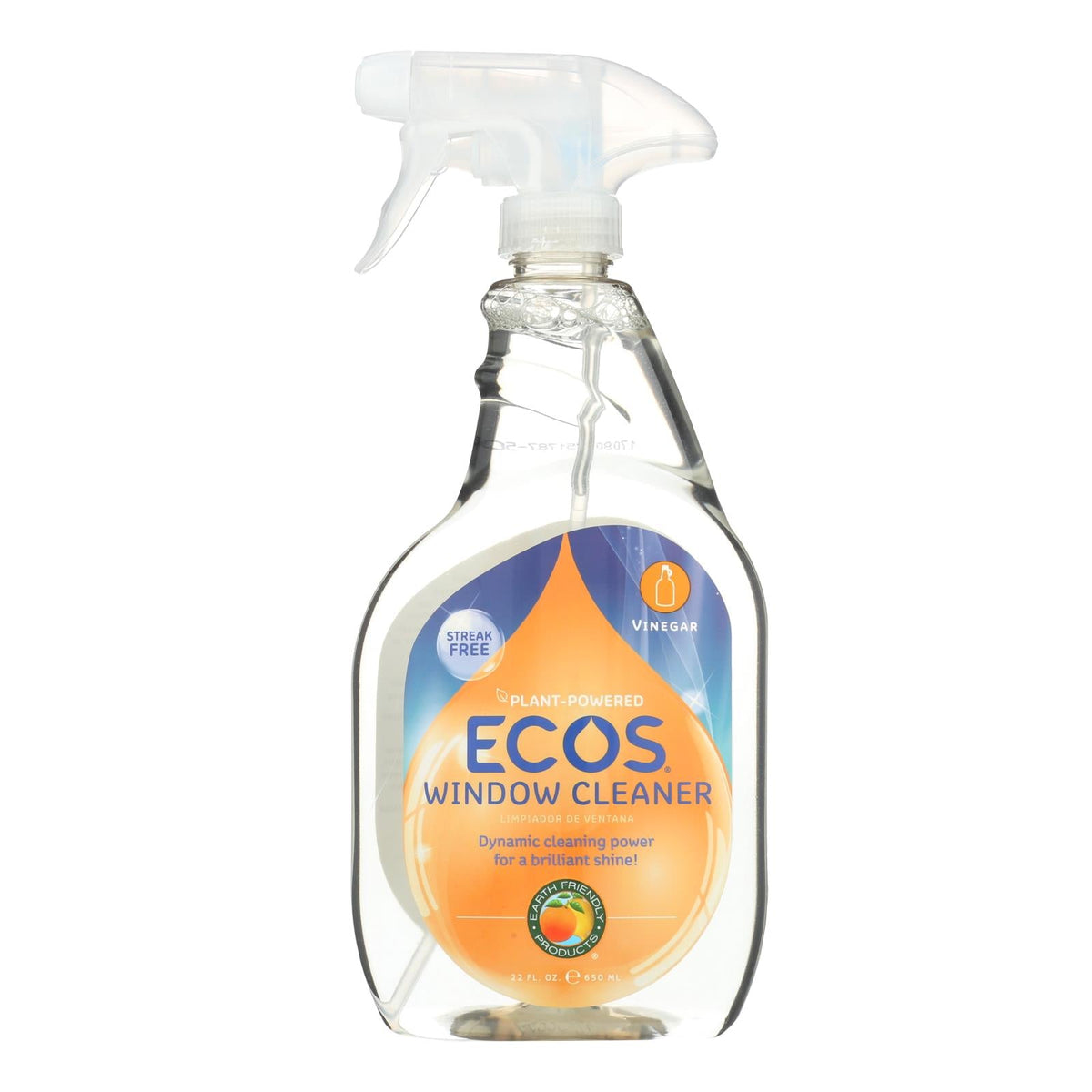 Earth Friendly Vinegar Window Cleaner, 22 fl oz (Case of 6)