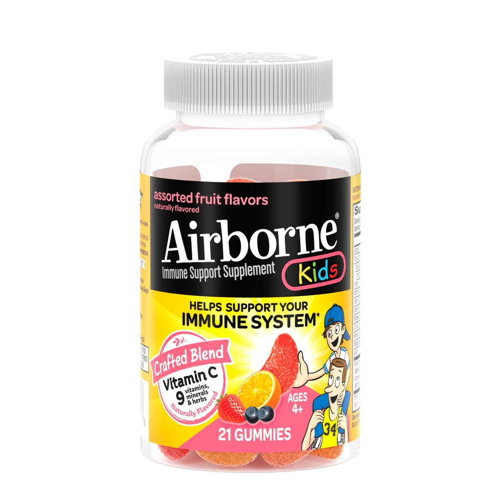 Airborne Vitamin C Gummies for Kids (Pack of 21) - Fruit