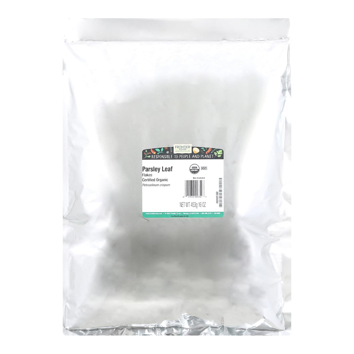 Frontier Co-op Organic Parsley Leaf Flakes, 1 lb