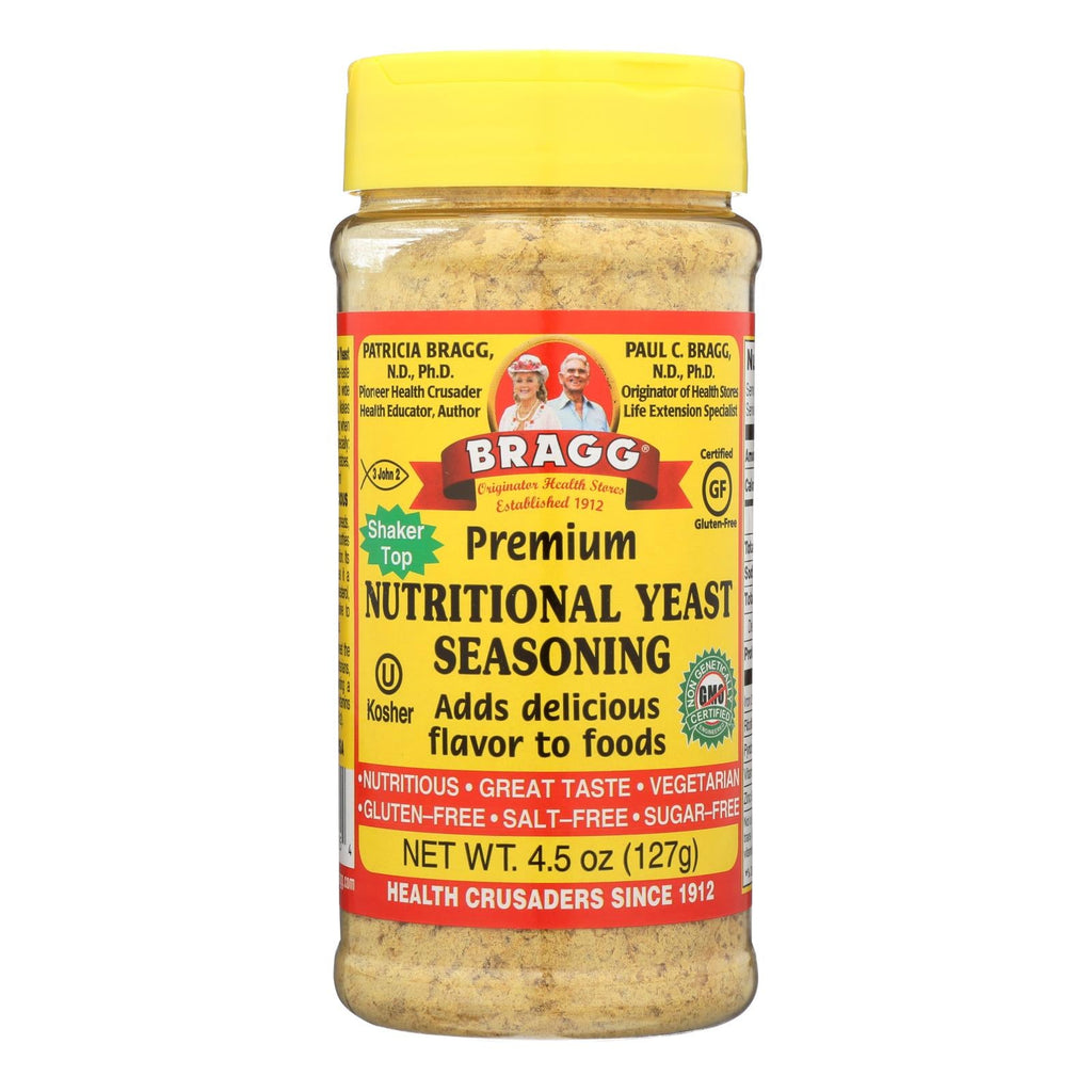 Bragg Premium Nutritional Yeast Seasoning, 4.5 oz (Case of 12)
