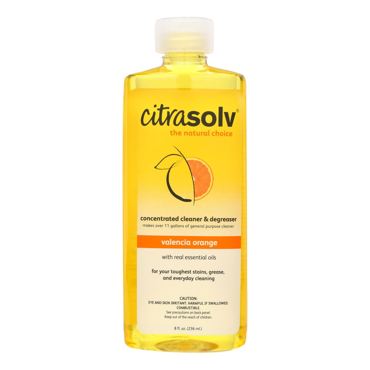CitraSolv Valencia Orange Natural Cleaner & Degreaser, 8 fl oz