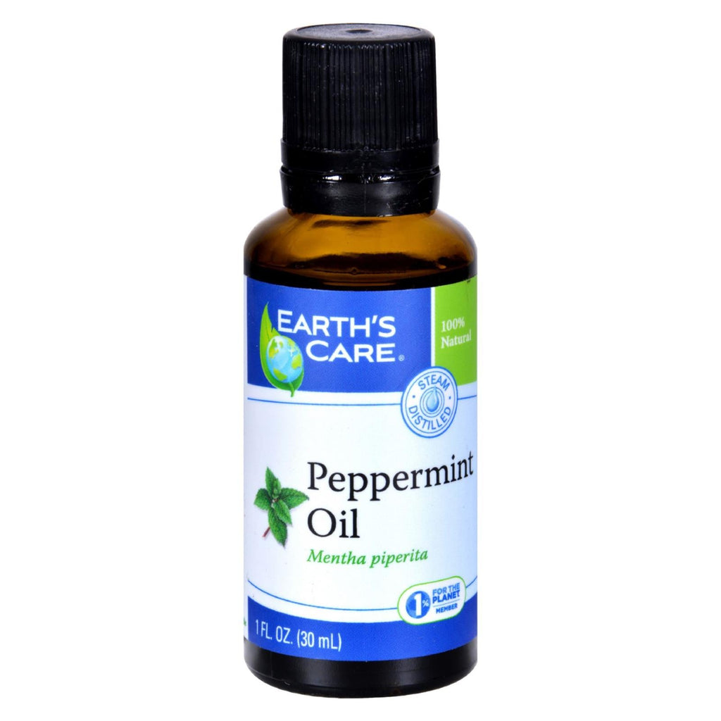 Earth's Care Essential Oil  - 100% Pure Natr Peppermint, 1 Fl Oz.