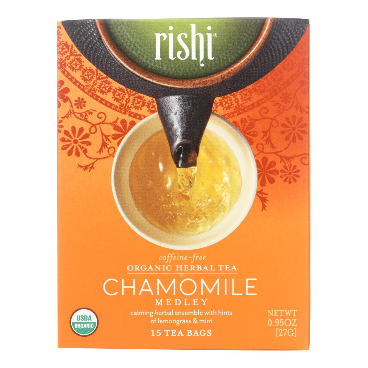 Rishi Chamomile Medley Herbal Tea, 15 ct (Case of 6)