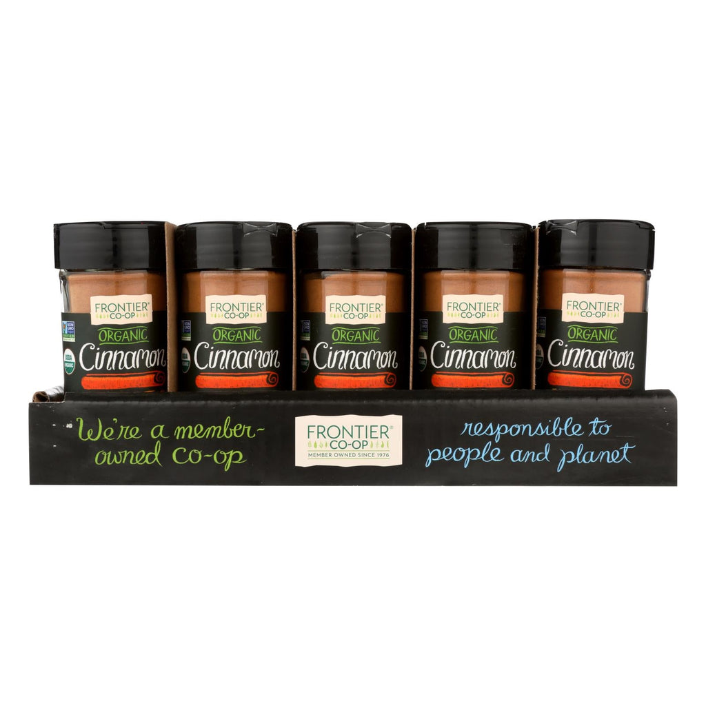 Frontier Co-op Organic Cinnamon, 1.9 oz (Case of 15)