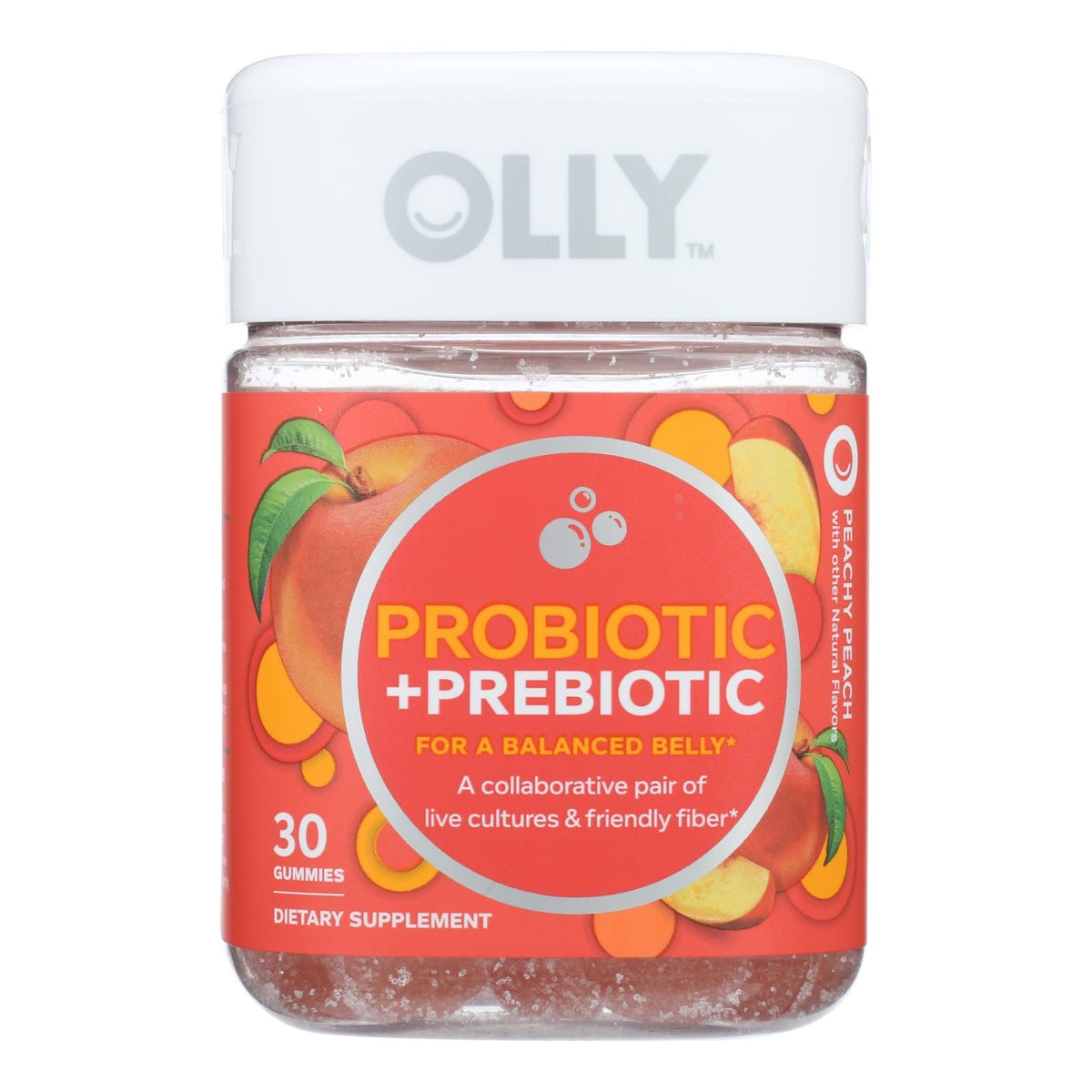 Olly Pro/Prebiotics, Peach, 30 ct