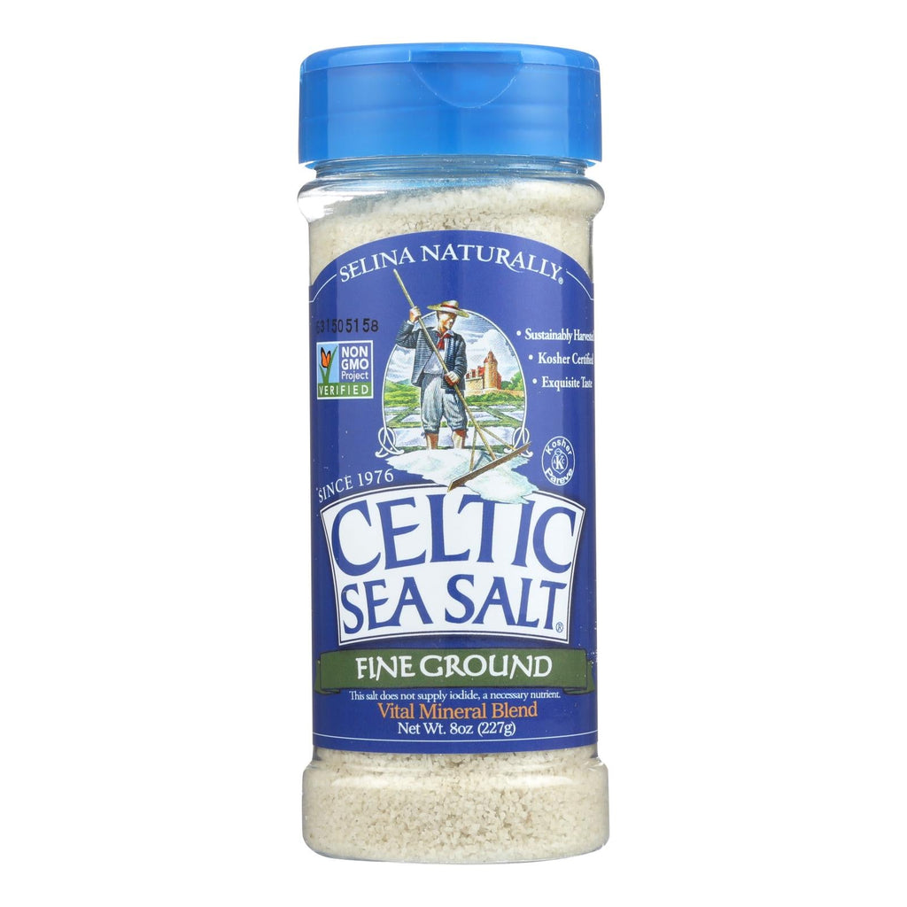 Celtic Sea Salt Fine Ground Shaker, 8 oz (Case of 6)