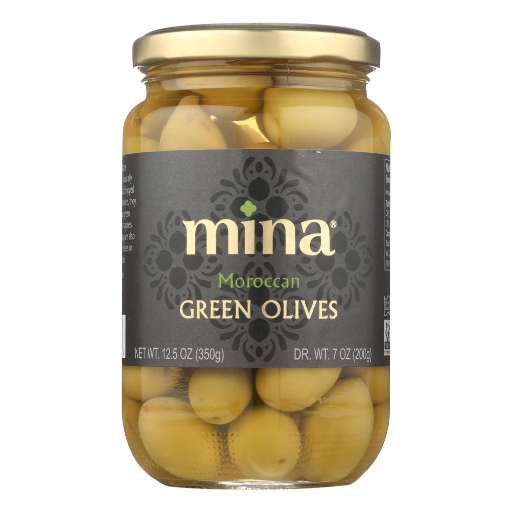 Mina Green Olives (Pack of 6 - 12.5 Oz.)