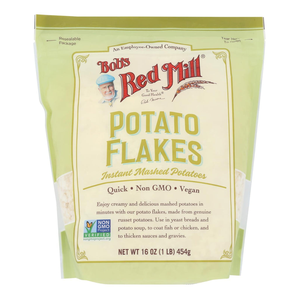 Bob's Red Mill Instant Creamy Mashed Potato Flakes, 16 oz (Case of 4)