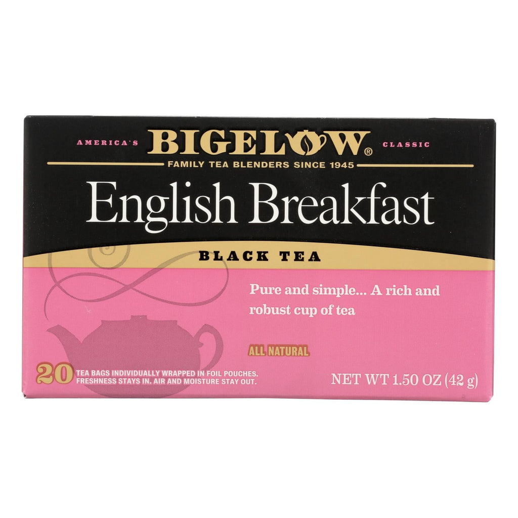 Bigelow English Breakfast Black Tea, 20 ct (Case of 6)