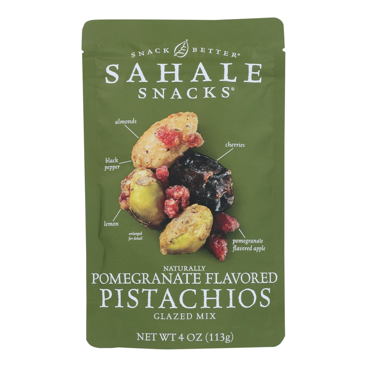 Sahale Snacks Pistachio Pomegranate Premium Blend, 4 oz (Case of 6)