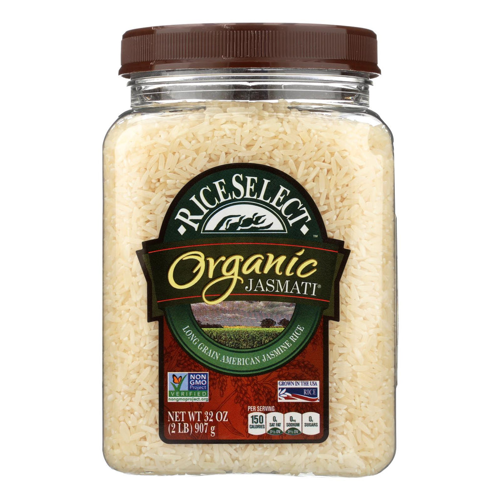 RiceSelect Organic Jasmati Rice, 32 oz (Case of 4)