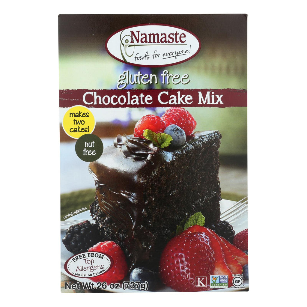 Namaste Foods Chocolate Cake Mix (Pack of 6 - 26 Oz.)