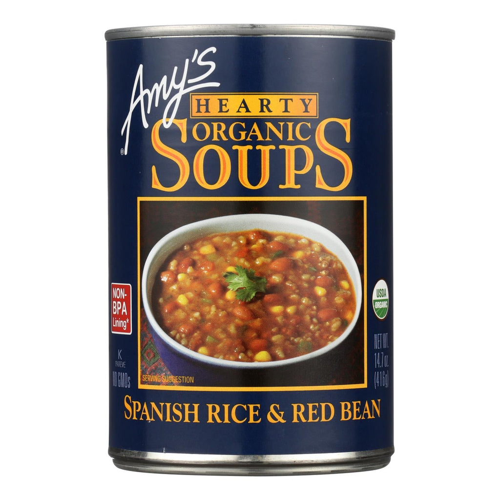 Amy's Organic Spanish Rice & Red Bean Soup, 14.7 oz (Case of 12)