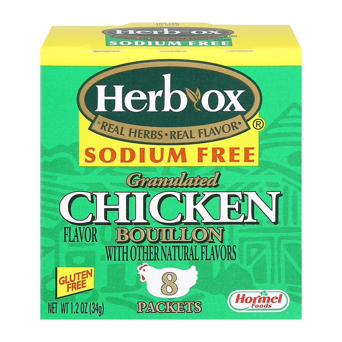 Herb-Ox Low Sodium Chicken Bouillon, 8 ct (Case of 12)