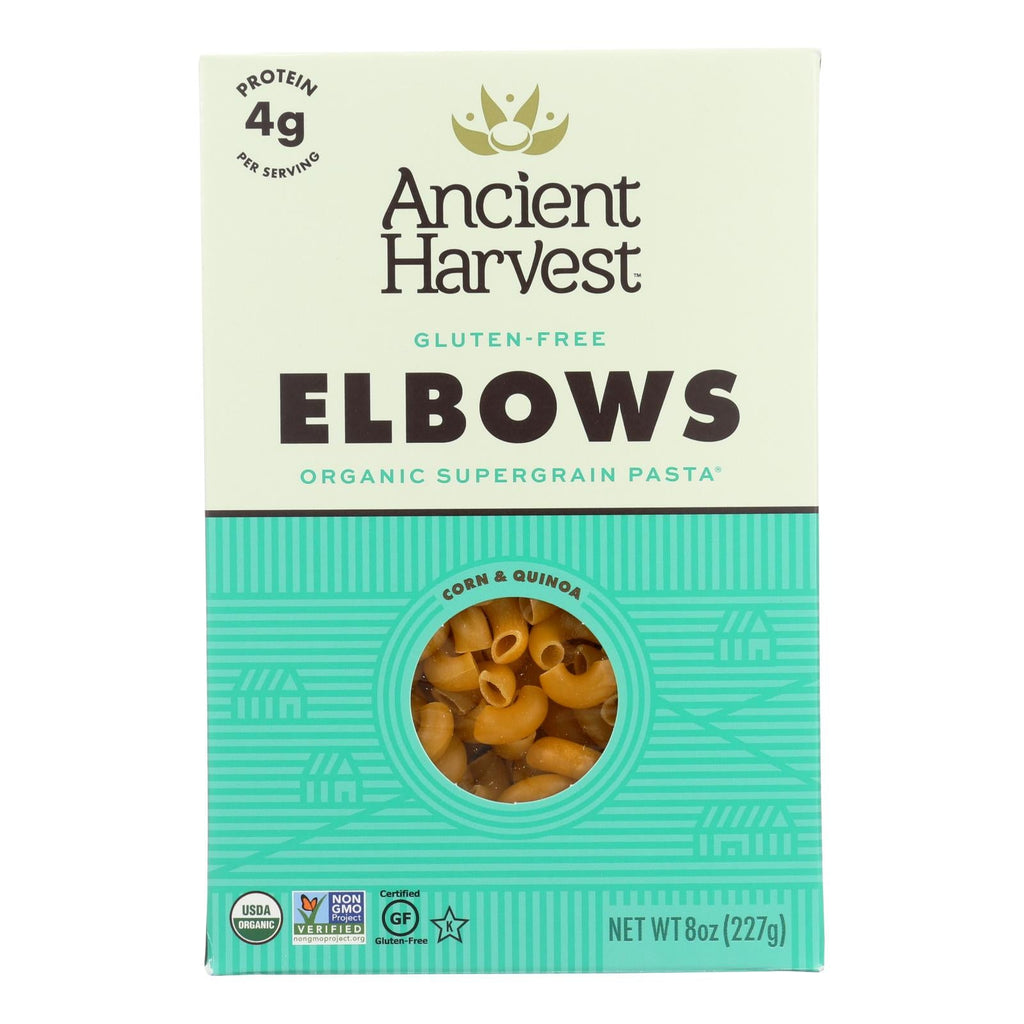 Ancient Harvest Organic Quinoa Supergrain Pasta Elbows, 8 oz (Case of 12)