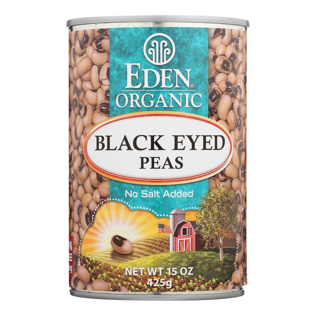 Eden Foods Organic Black Eyed Peas, 15 oz (Case of 12)