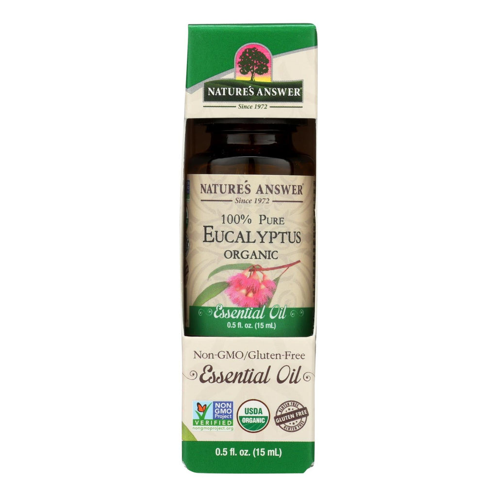 Nature's Answer Organic Eucalyptus Essential Oil, 0.5 oz