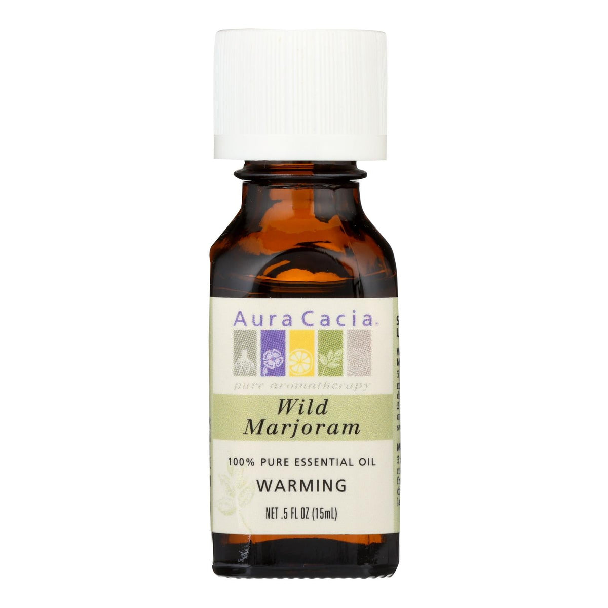 Aura Cacia Pure Essential Oil Wild Marjoram (Pack of 0.5 Fl Oz)