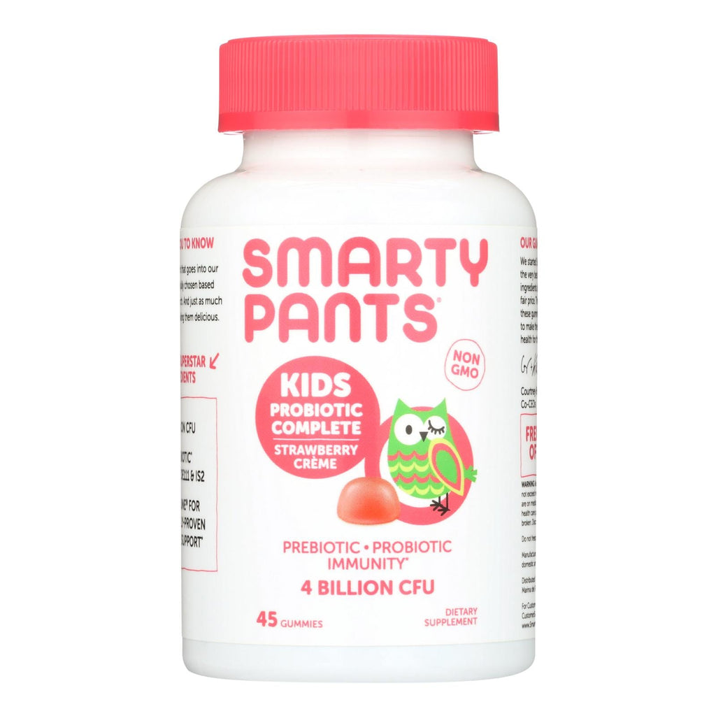 SmartyPants Kids Probiotic Complete, Strawberry Creme, 45 ct