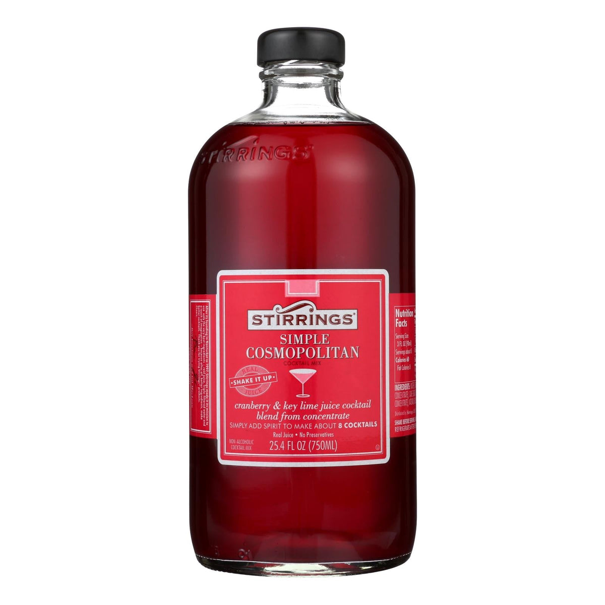 Stirrings Cosmopolitan Cocktail Mixer (Pack of 6 - 750 mL)