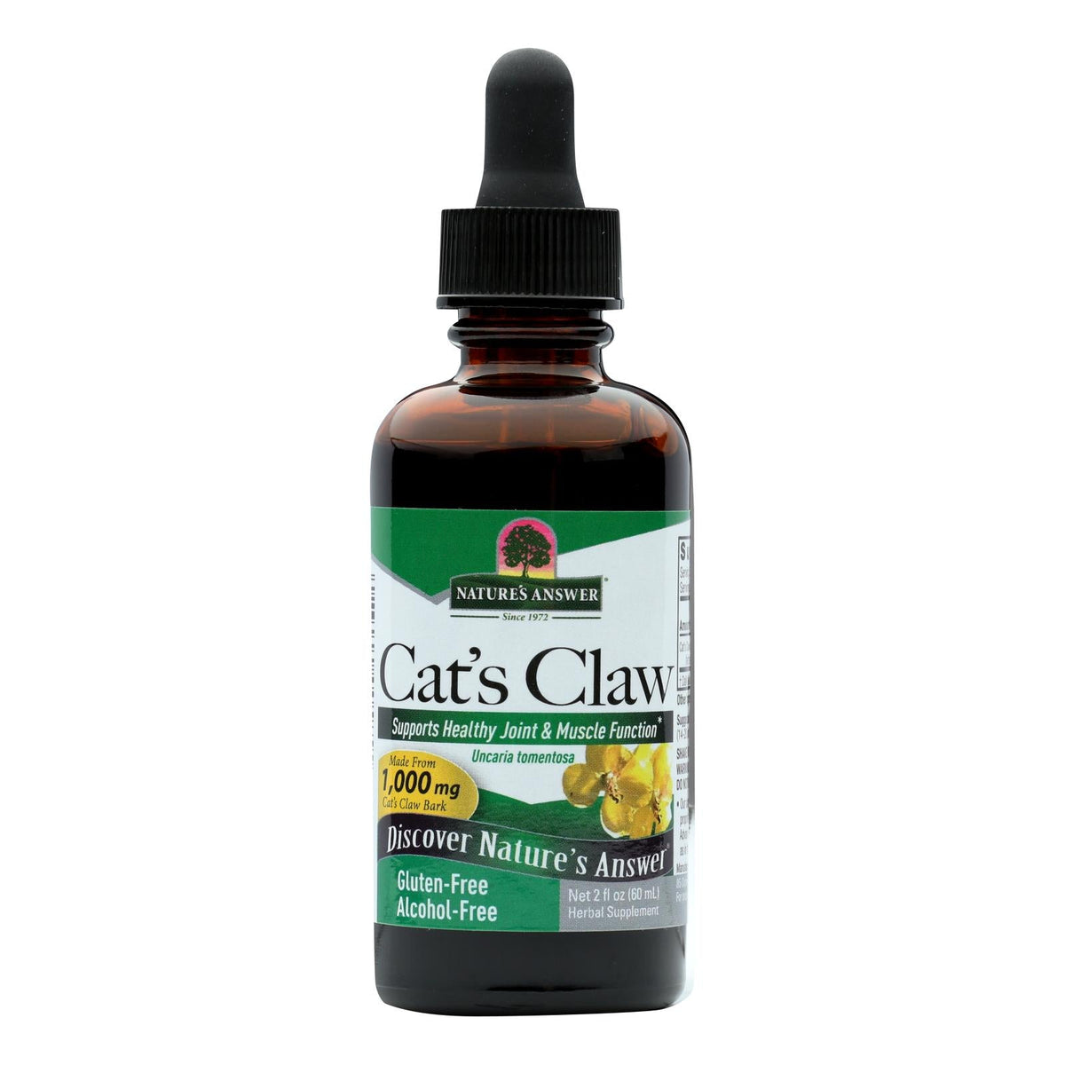 Nature's Answer Alcohol Free Cat's Claw Inner Bark, 2 fl oz