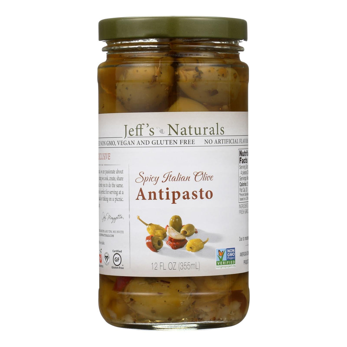 Jeff's Natural Antipasto, 12 fl oz (Case of 6)
