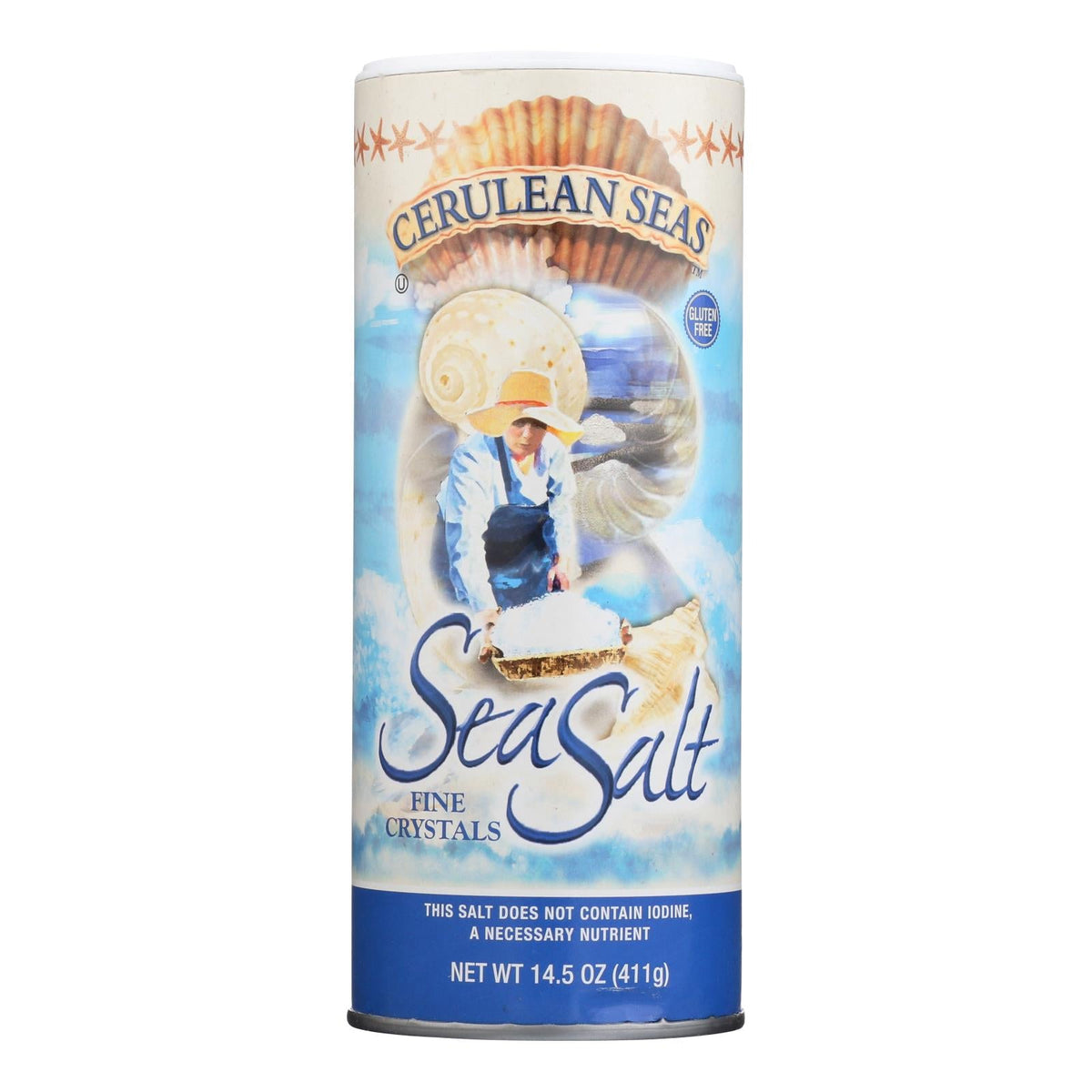 Sea Salt - Fine (Pack of 12) 14.5 Oz.