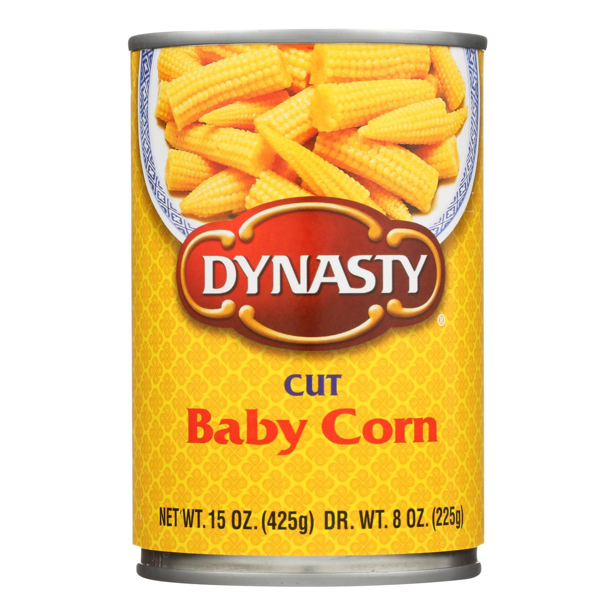 Dynasty Cut Baby Corn, 15 oz (Case of 12)
