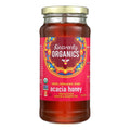 Heavenly Organics Organic Acacia Raw Honey, Case of 6, 22 Ounces