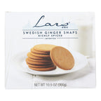 Lar's Own Swedish Ginger Snaps Cookies, Case of 12, 10.5 oz Boxes
