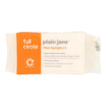 Full Circle Plain Jane Natural Cellulose Kitchen Sponges, Case of 6, 3 Count
