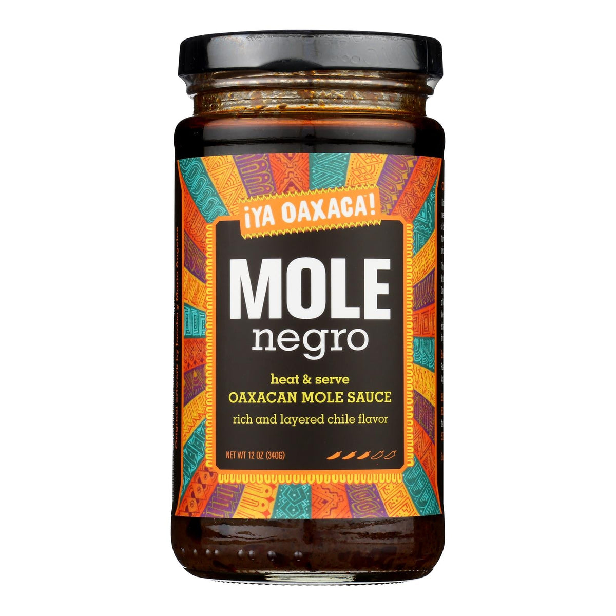 YA Oaxaca Mole Negro Sauce, Case of 6, 12 Ounce