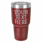 Stainless Steel Personalized Tumbler | 30 oz | Customizable | RCK Creations & More