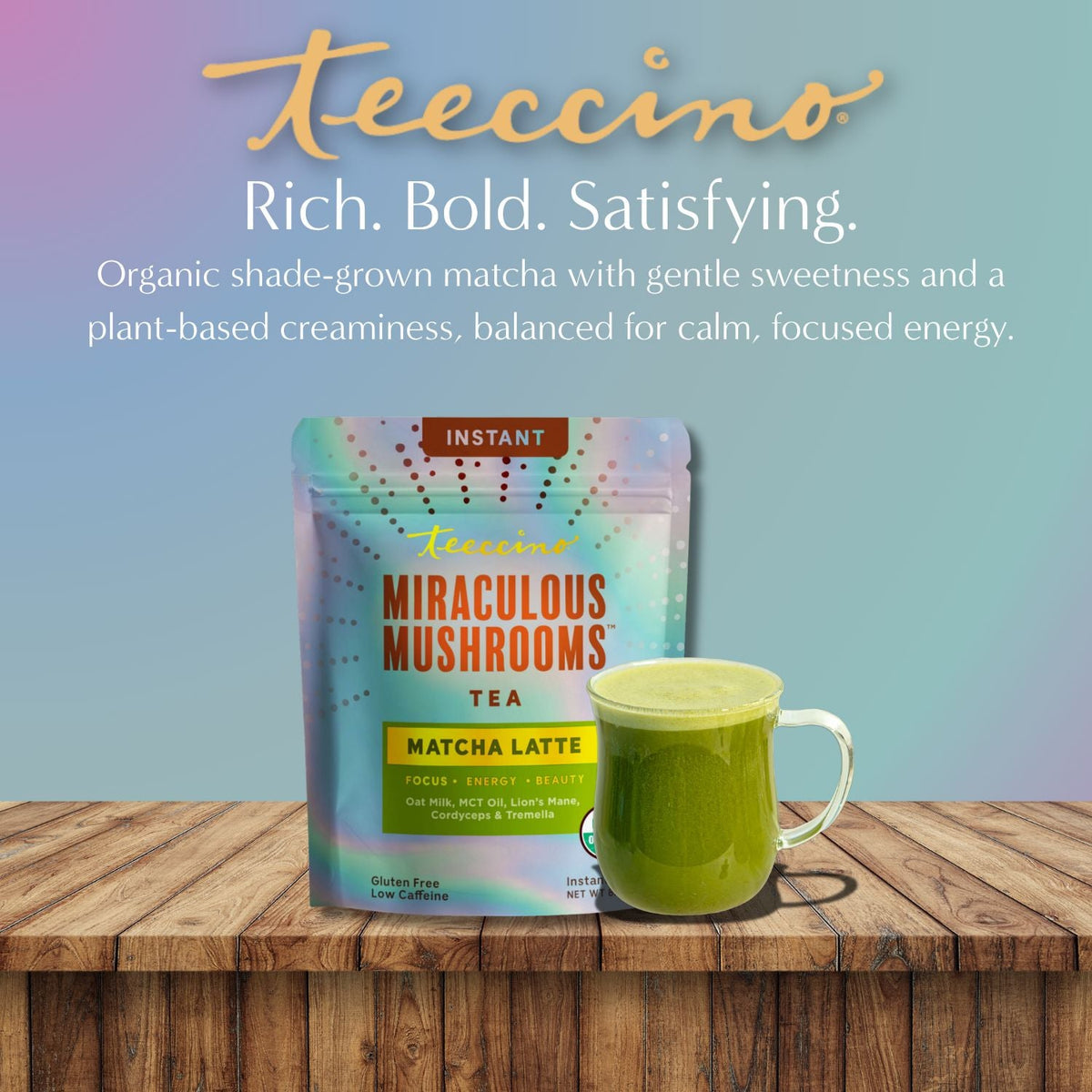 Miraculous Mushrooms® Matcha Latte