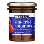 DeLallo Whole Sun-Dried Tomatoes in Extra Virgin Olive Oil, Made in Italy, 6 x 6.7 Oz Case, Kosher, Gluten-Free