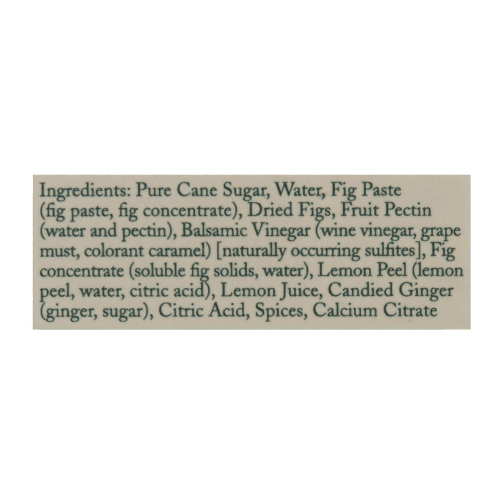 Stonewall Kitchen Fig & Ginger Jam 12.5 Oz (Case of 12) - Gourmet Fruit Spread for Scones & Glazes, GMO-Free