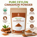 Organic Ceylon Cinnamon Powder – True Cinnamon, Sri Lanka